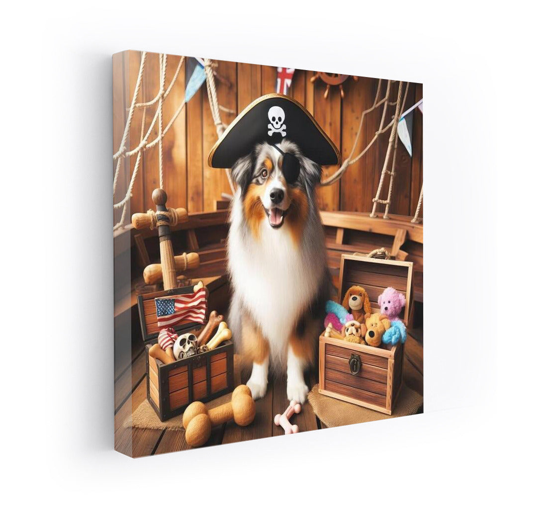 Australian Shepherd Pirate: Sea Adventures and Fun