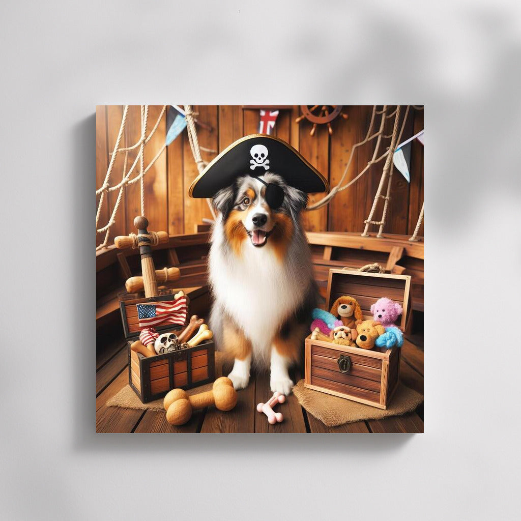 Australian Shepherd Pirate: Sea Adventures and Fun