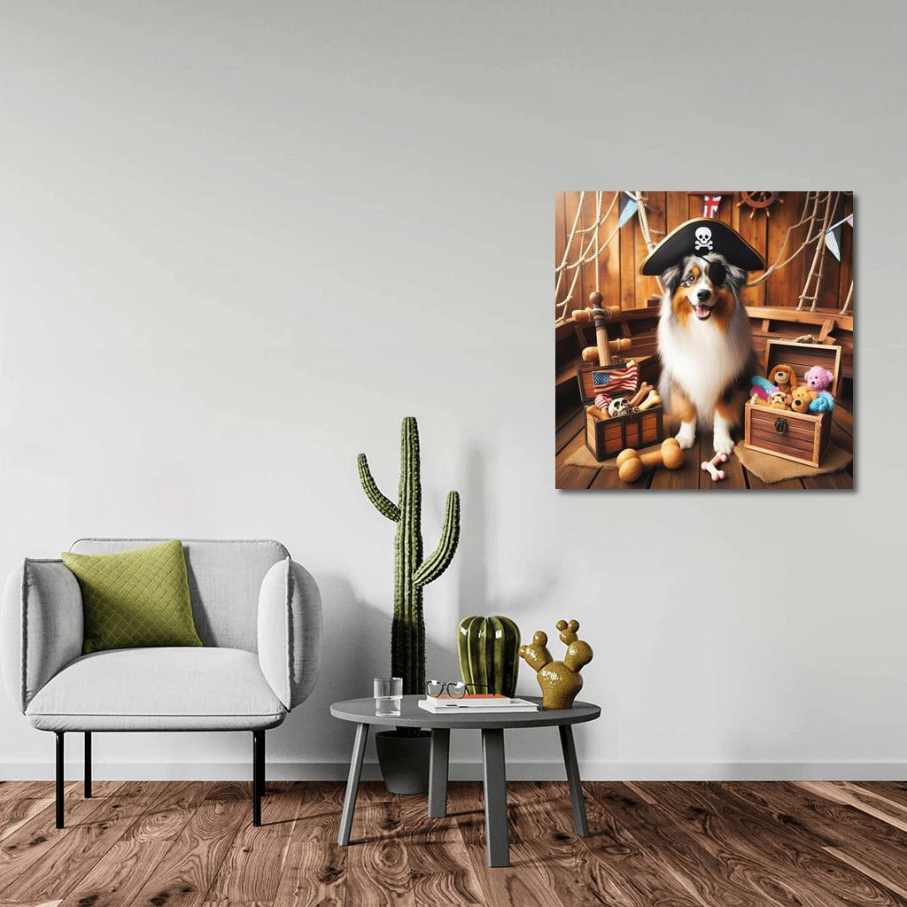 Australian Shepherd Pirate: Sea Adventures and Fun