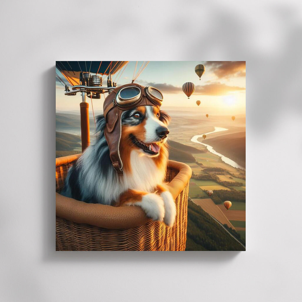 Australian Shepherd in the Sky: Hot Air Balloon Ride