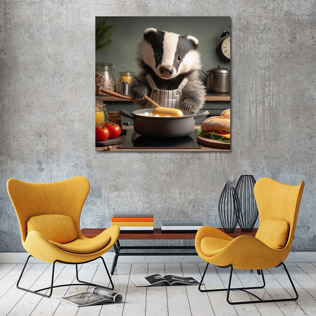 The Magic Badger: Dinner in the Kitchen