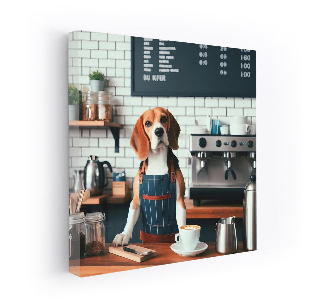 Beagle Barista: Morning Coffee with a Smile