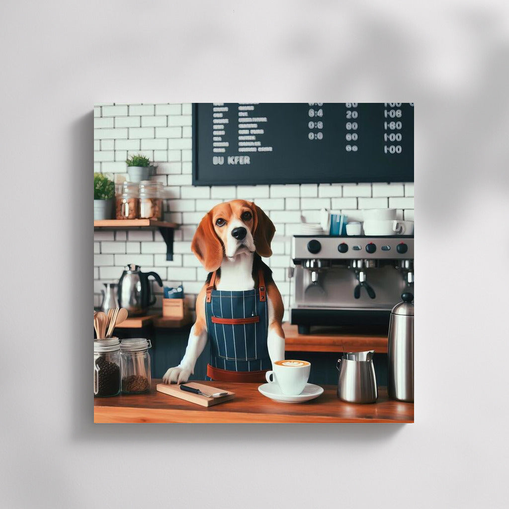 Beagle Barista: Morning Coffee with a Smile