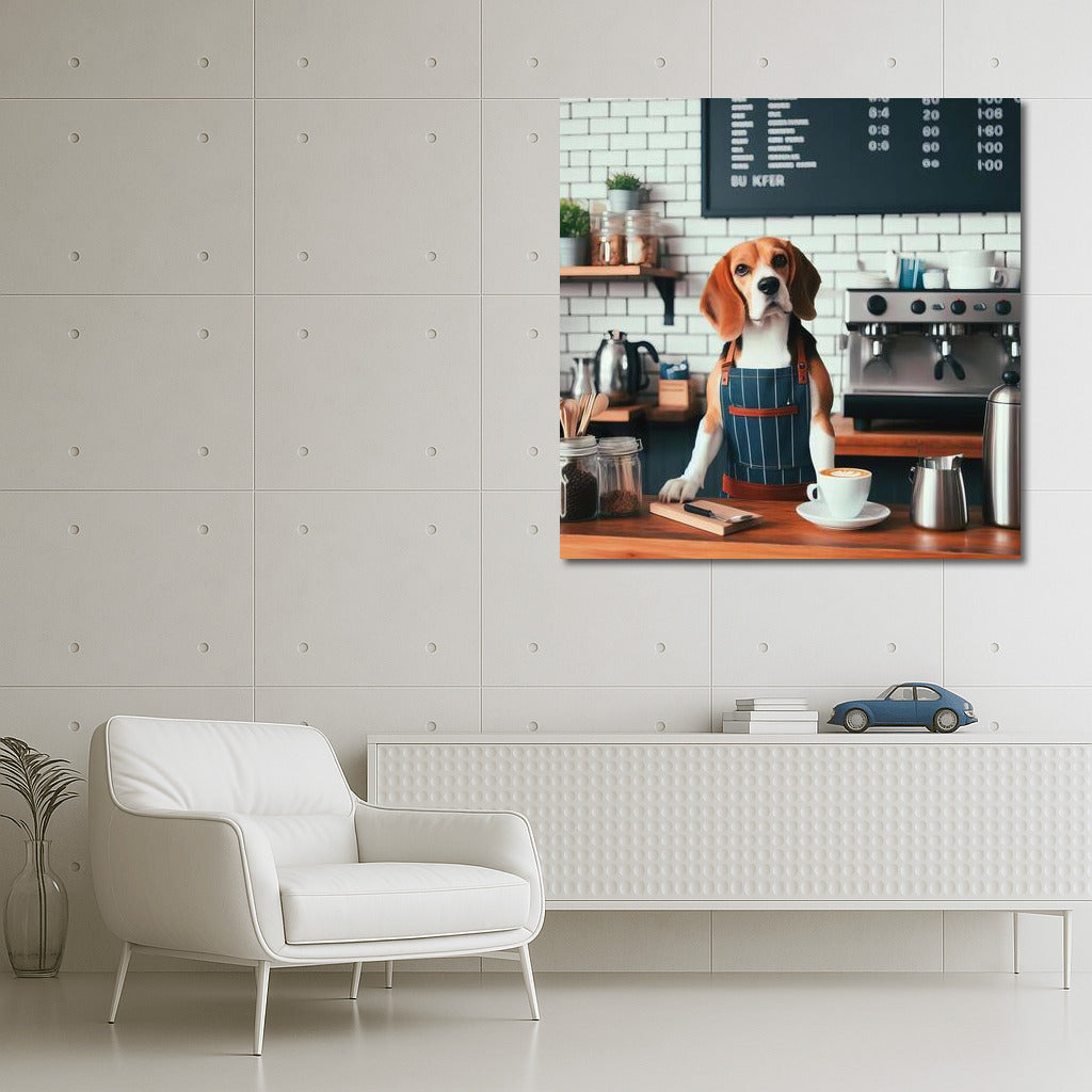 Beagle Barista: Morning Coffee with a Smile