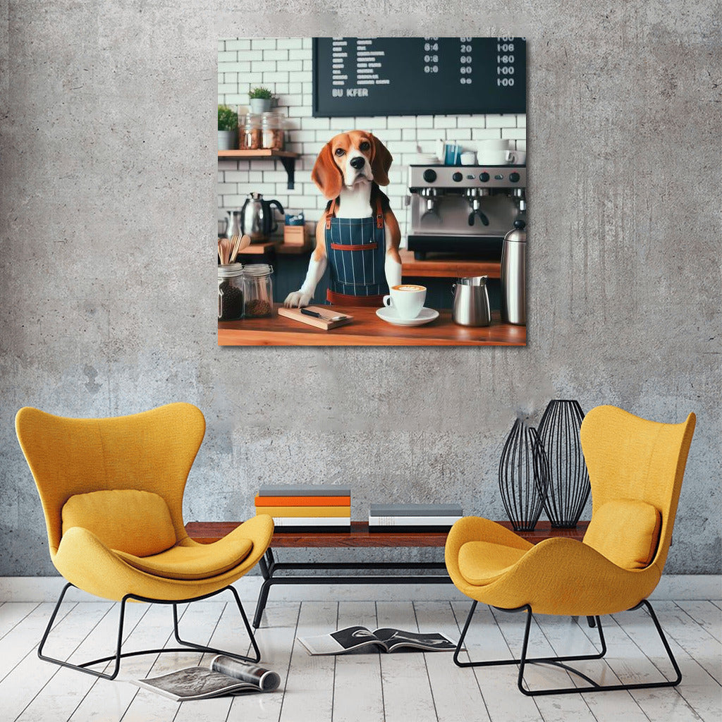 Beagle Barista: Morning Coffee with a Smile