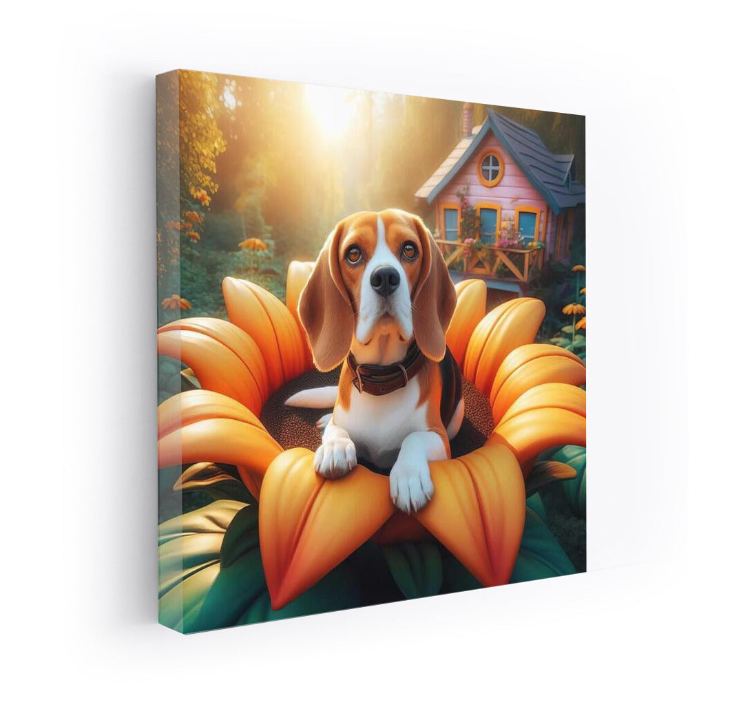 Beagle on a Giant Flower: A Dream Journey Around the World