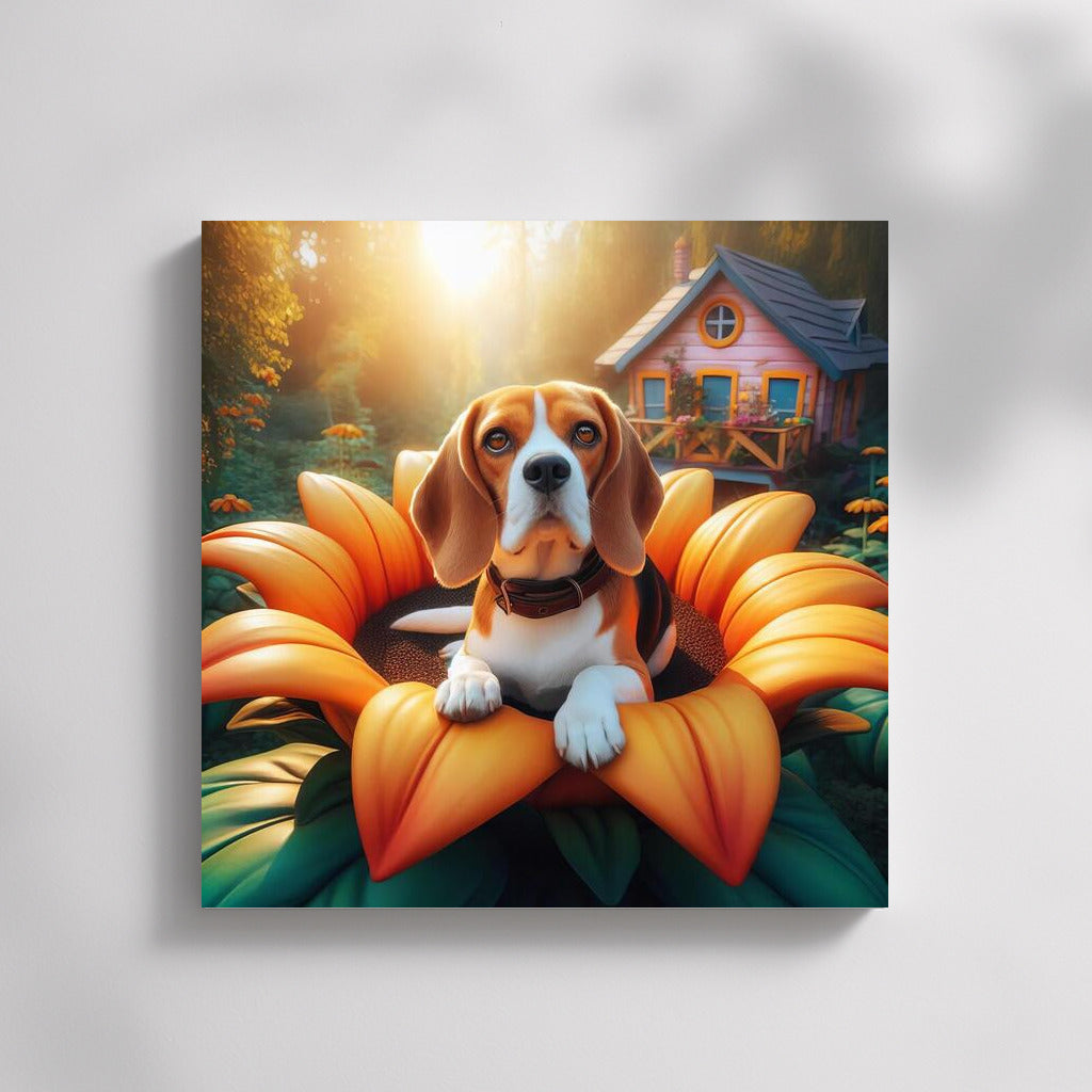 Beagle on a Giant Flower: A Dream Journey Around the World