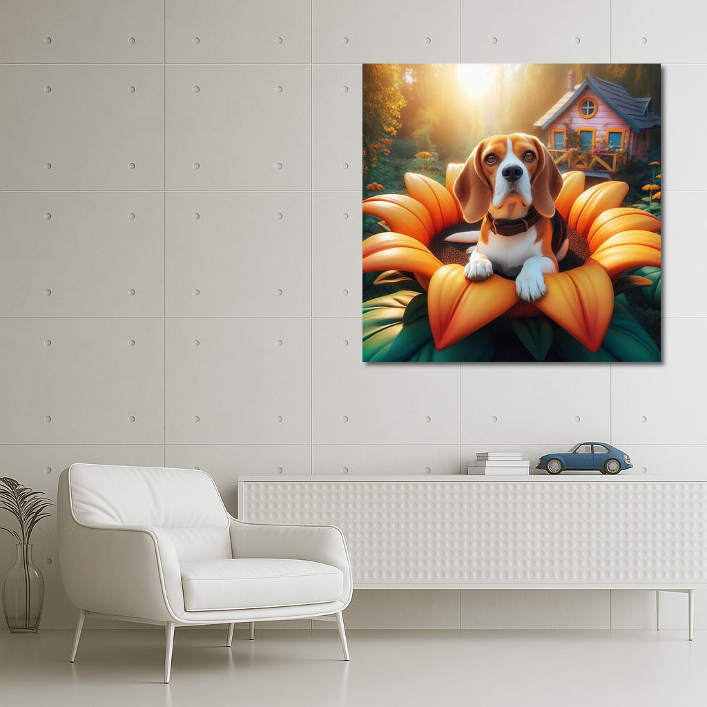 Beagle on a Giant Flower: A Dream Journey Around the World