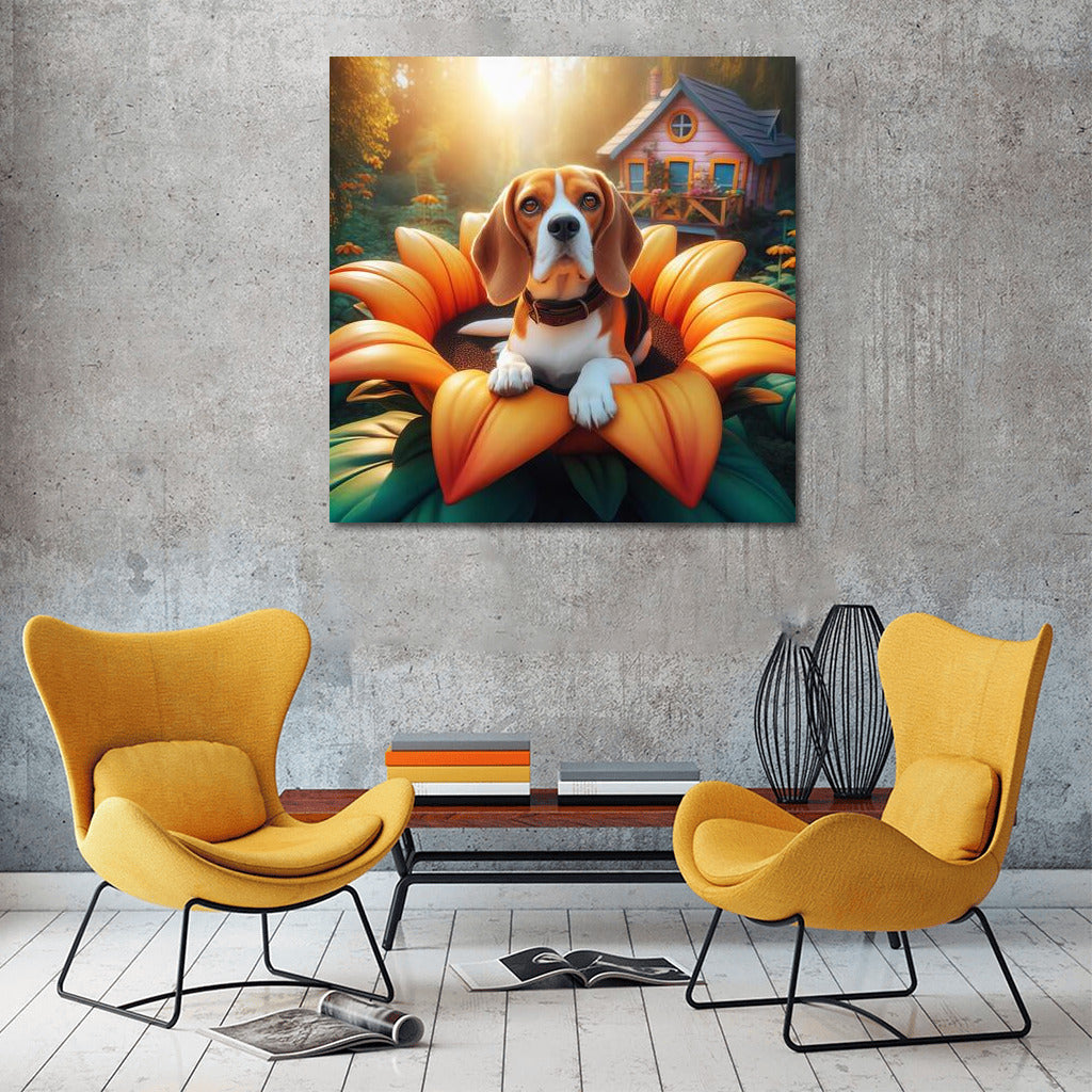 Beagle on a Giant Flower: A Dream Journey Around the World