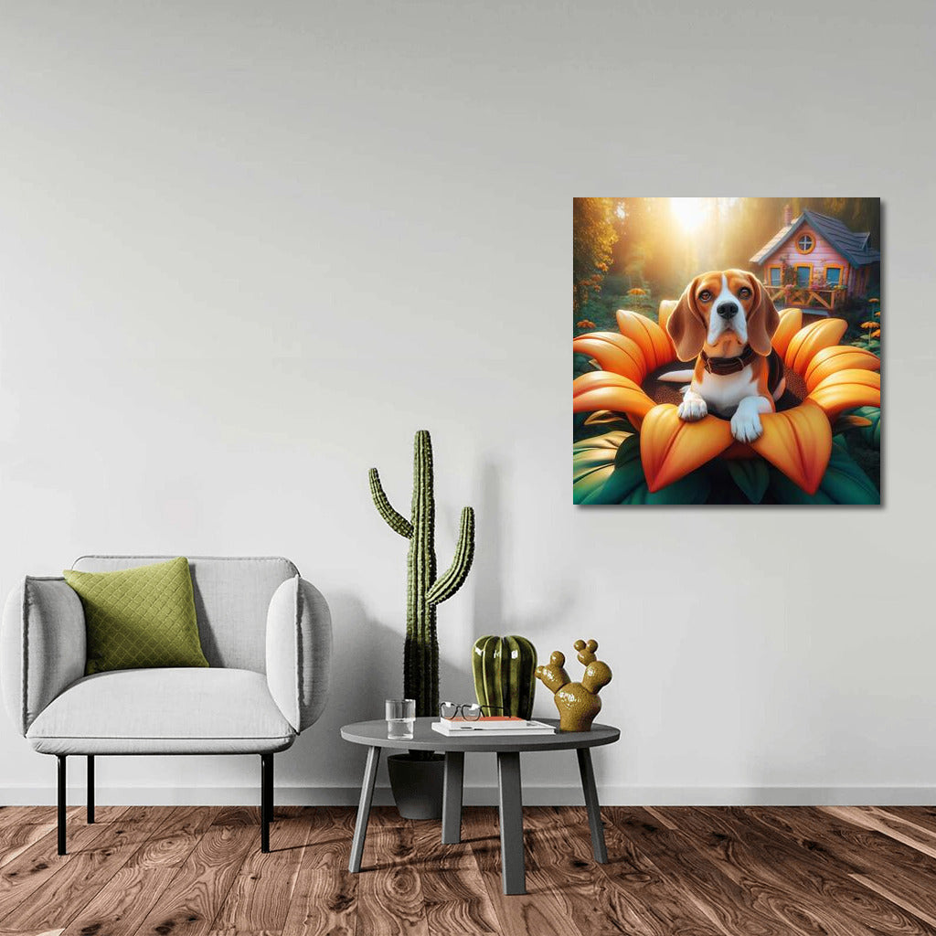 Beagle on a Giant Flower: A Dream Journey Around the World