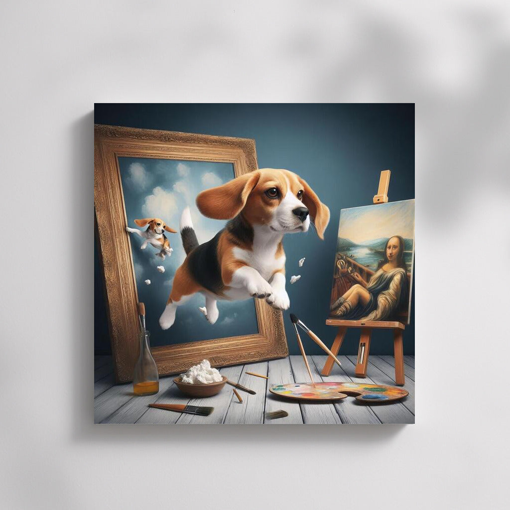 Beagle-Mage: Leap Through Art