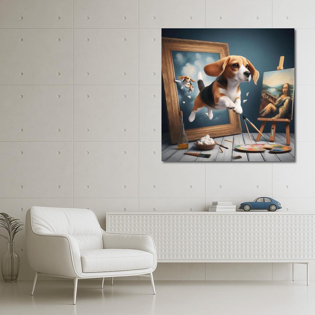 Beagle-Mage: Leap Through Art