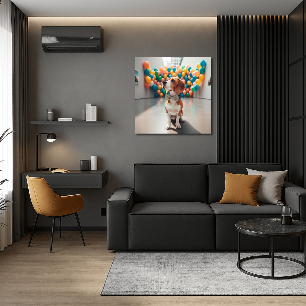 Beagle in the Modern Museum: Bright Decor for Your Interior