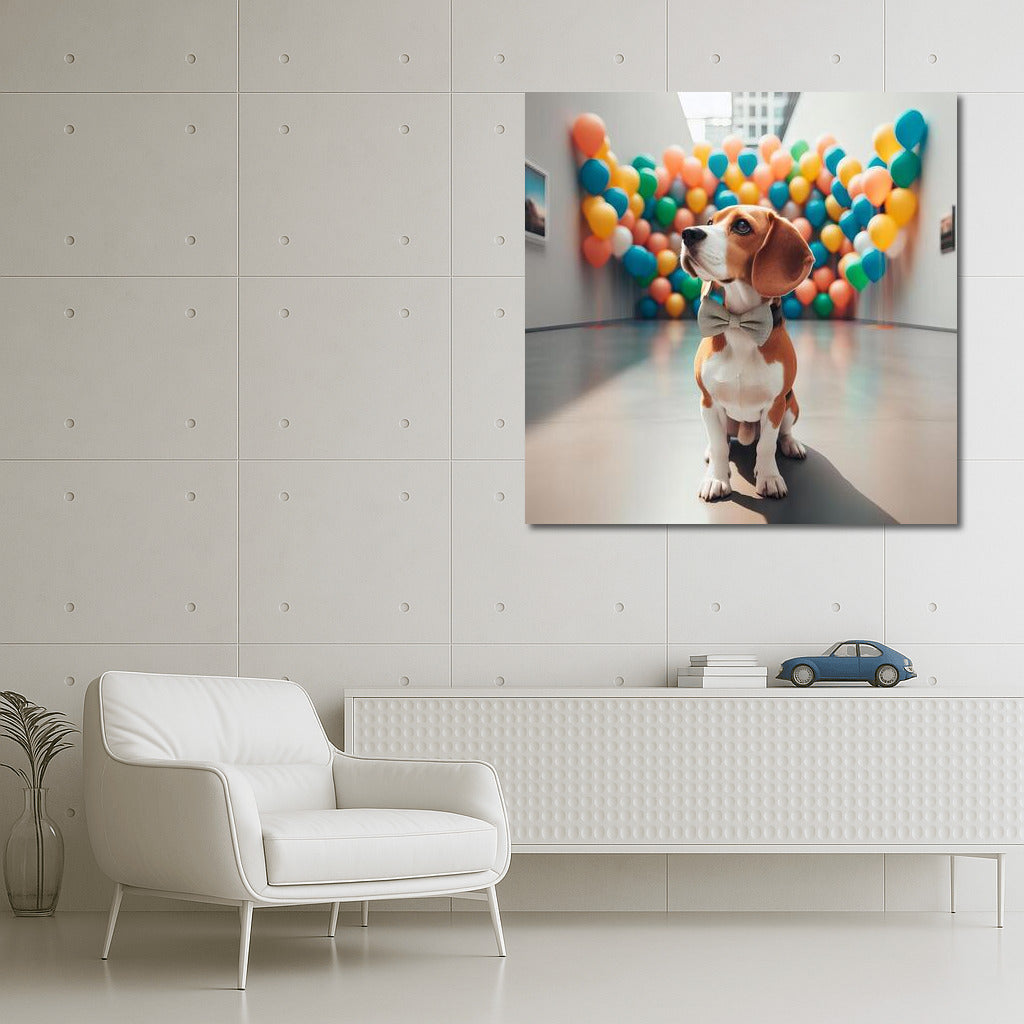 Beagle in the Modern Museum: Bright Decor for Your Interior