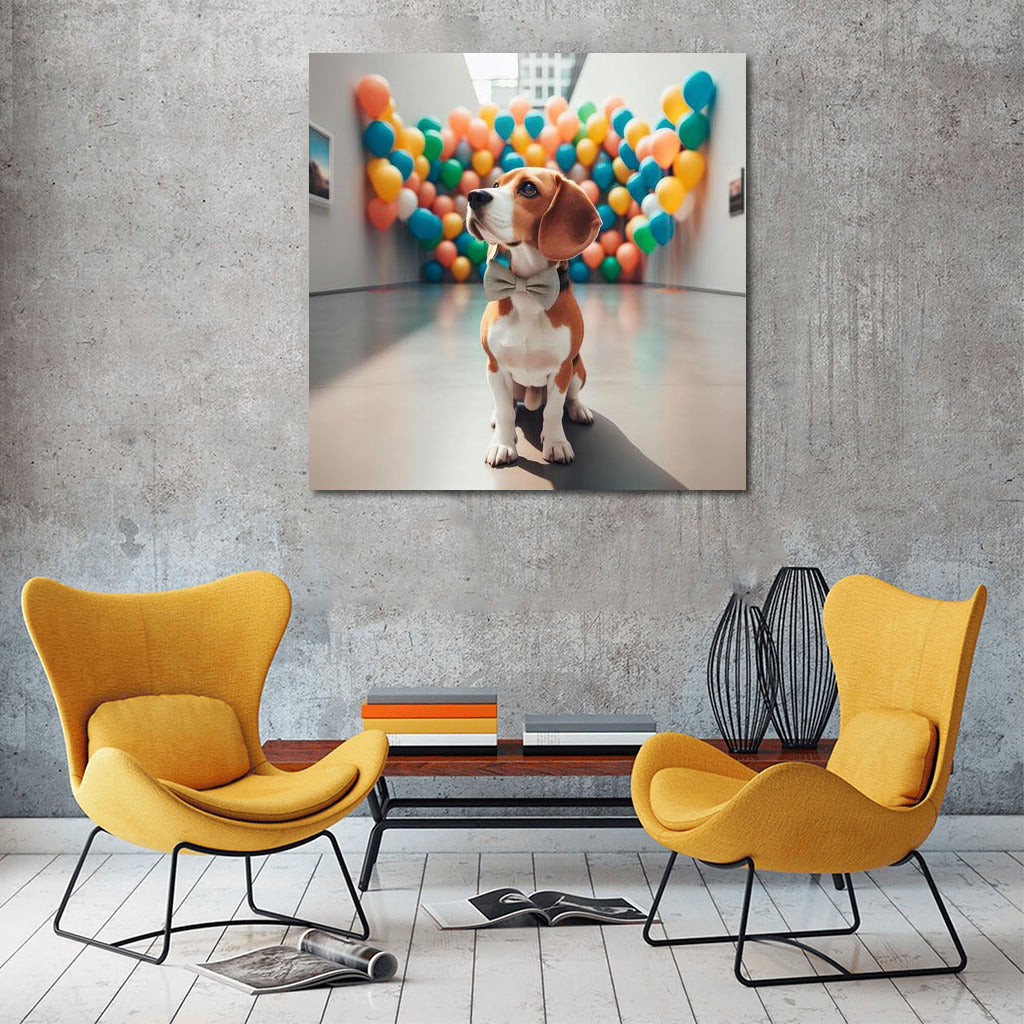 Beagle in the Modern Museum: Bright Decor for Your Interior