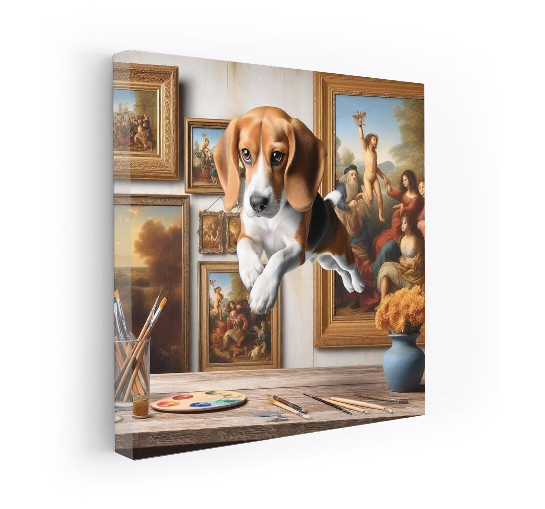 Beagle the Traveler: Magical Jumps Through Masterpieces