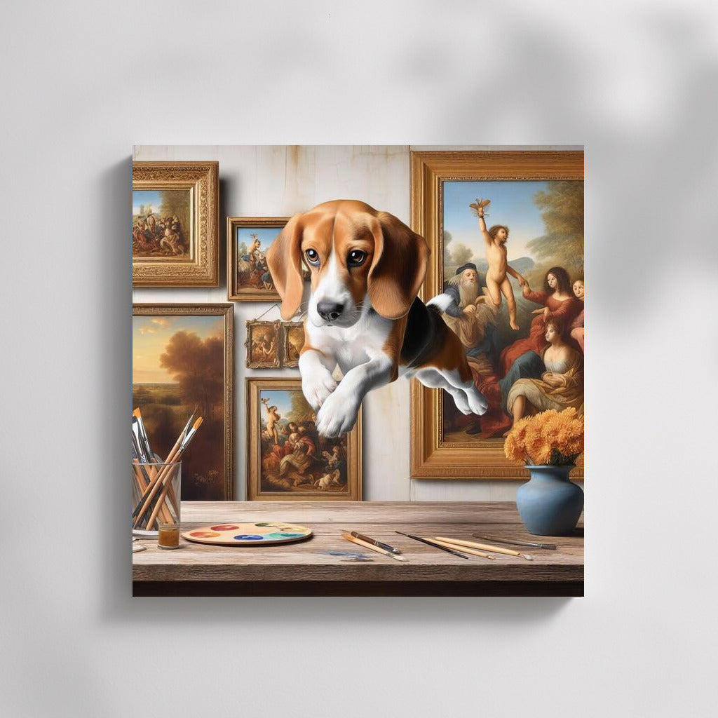 Beagle the Traveler: Magical Jumps Through Masterpieces