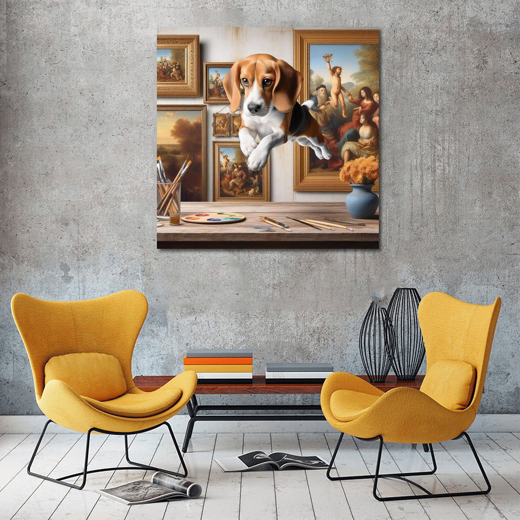 Beagle the Traveler: Magical Jumps Through Masterpieces