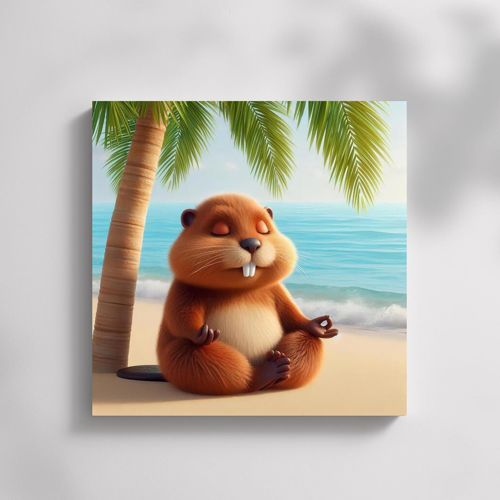 Beaver Beach Meditation: Tranquility Under the Palms
