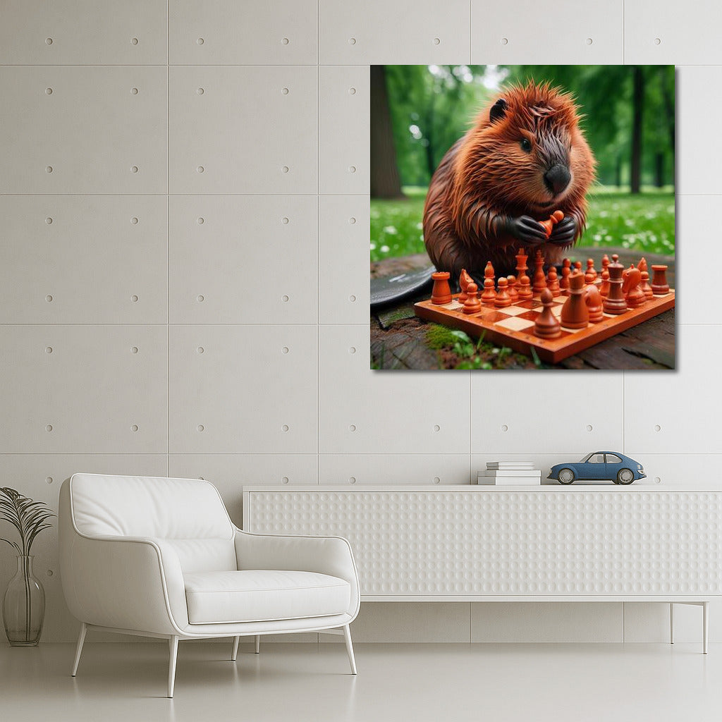 Beaver and Chess: An Intellectual Battle in the Park