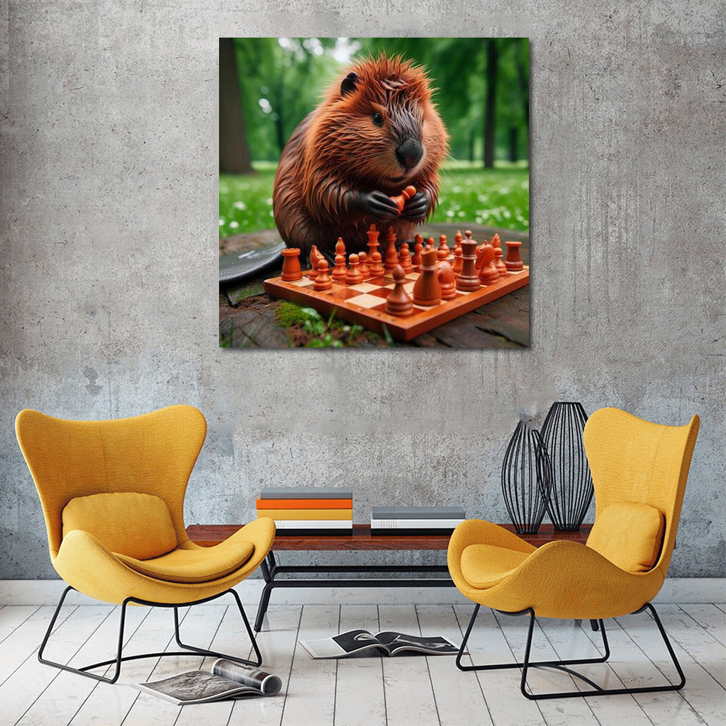 Beaver and Chess: An Intellectual Battle in the Park