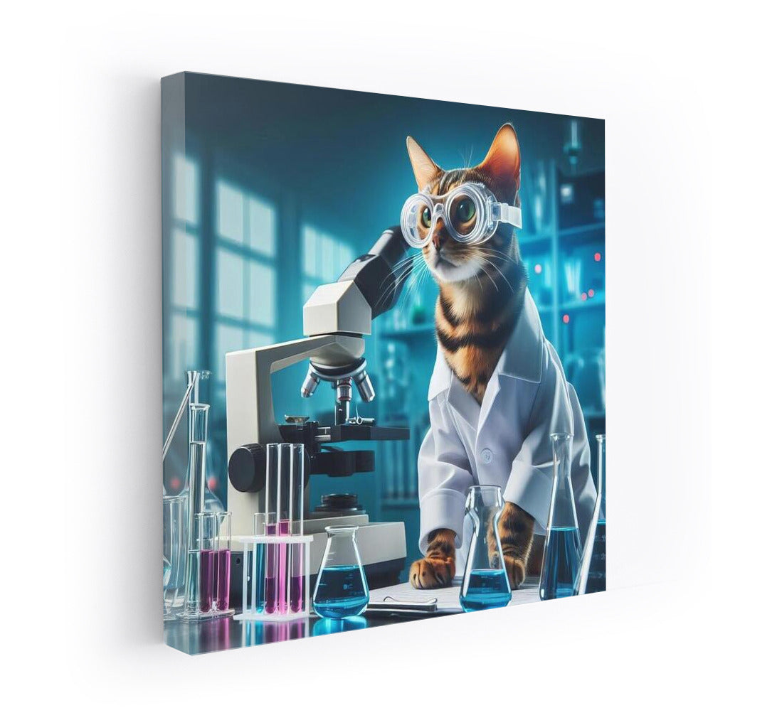 Bengal Scientist Cat: Experiments in a High-Tech Lab
