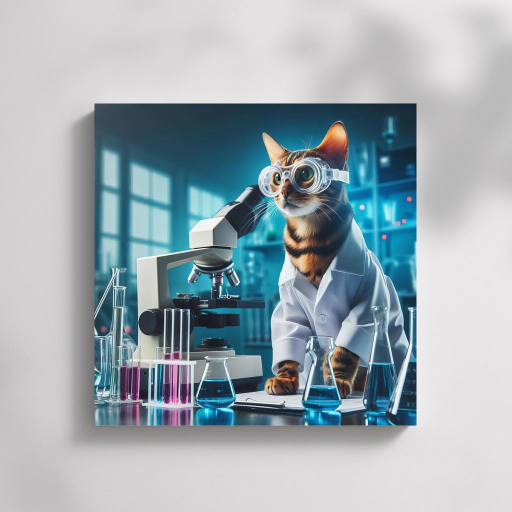 Bengal Scientist Cat: Experiments in a High-Tech Lab