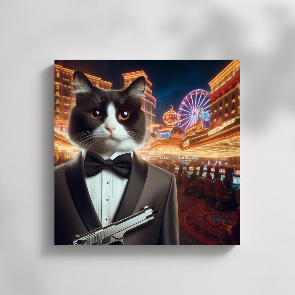 Bengal Cat in a Tuxedo: James Bond Casino Adventures