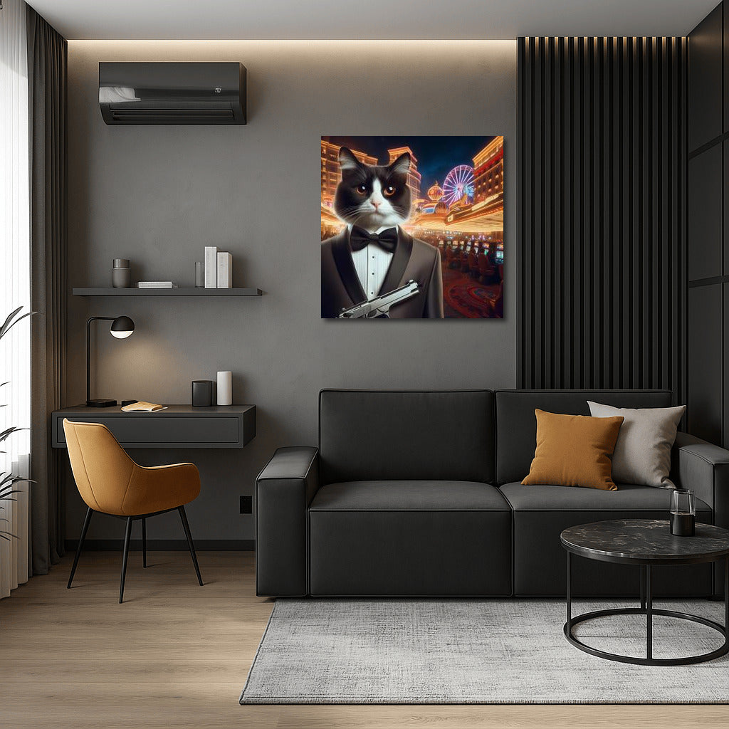 Bengal Cat in a Tuxedo: James Bond Casino Adventures