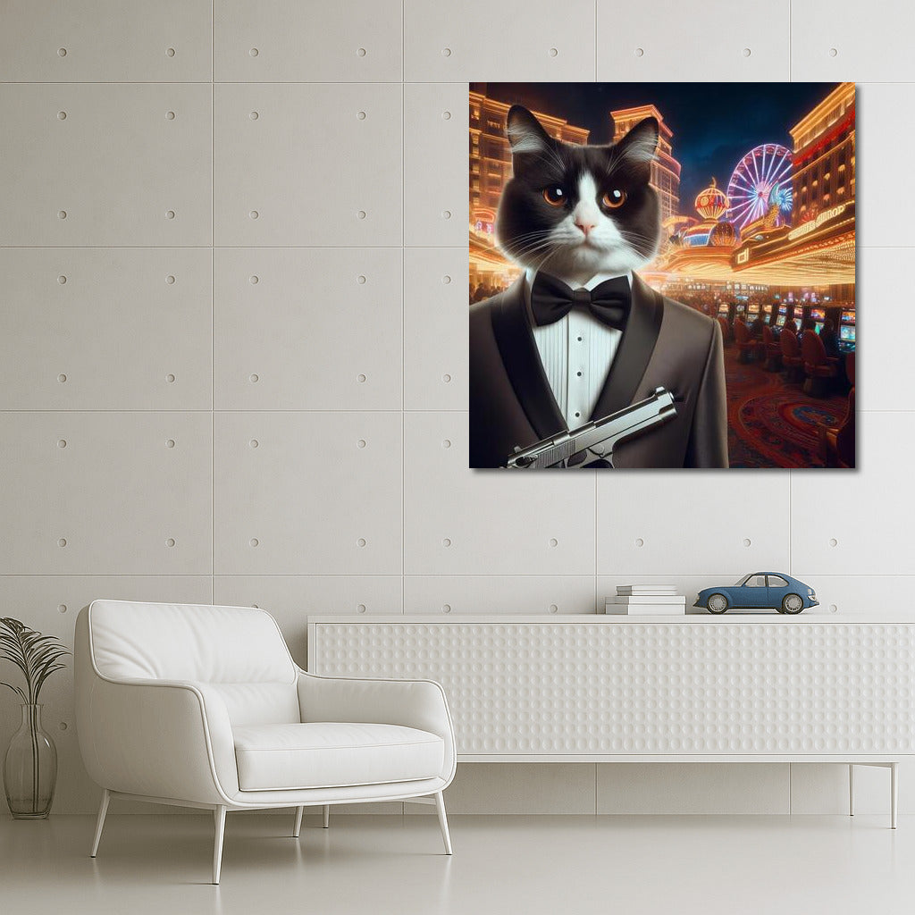Bengal Cat in a Tuxedo: James Bond Casino Adventures