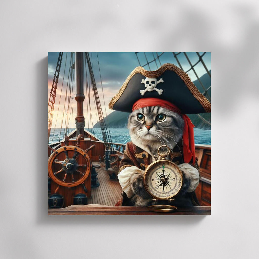 Bengal Cat Pirate: Caribbean Journey with Compass