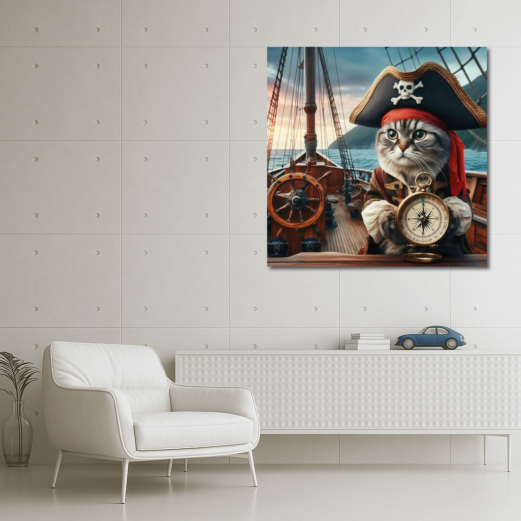 Bengal Cat Pirate: Caribbean Journey with Compass