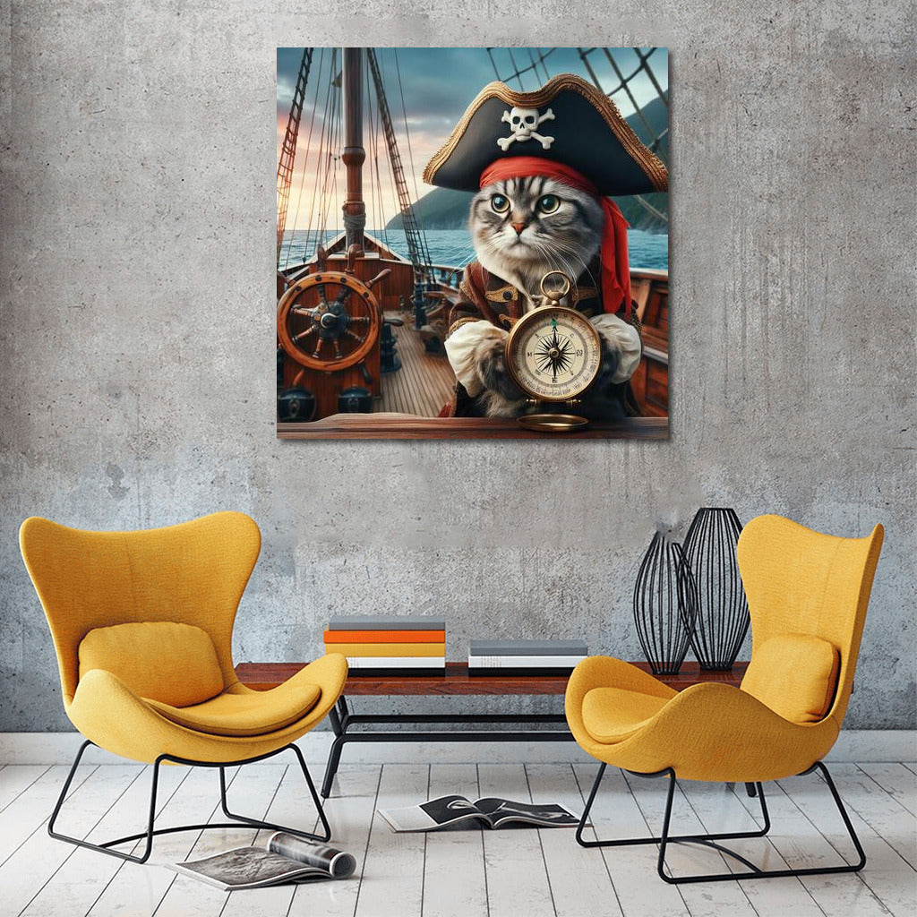 Bengal Cat Pirate: Caribbean Journey with Compass