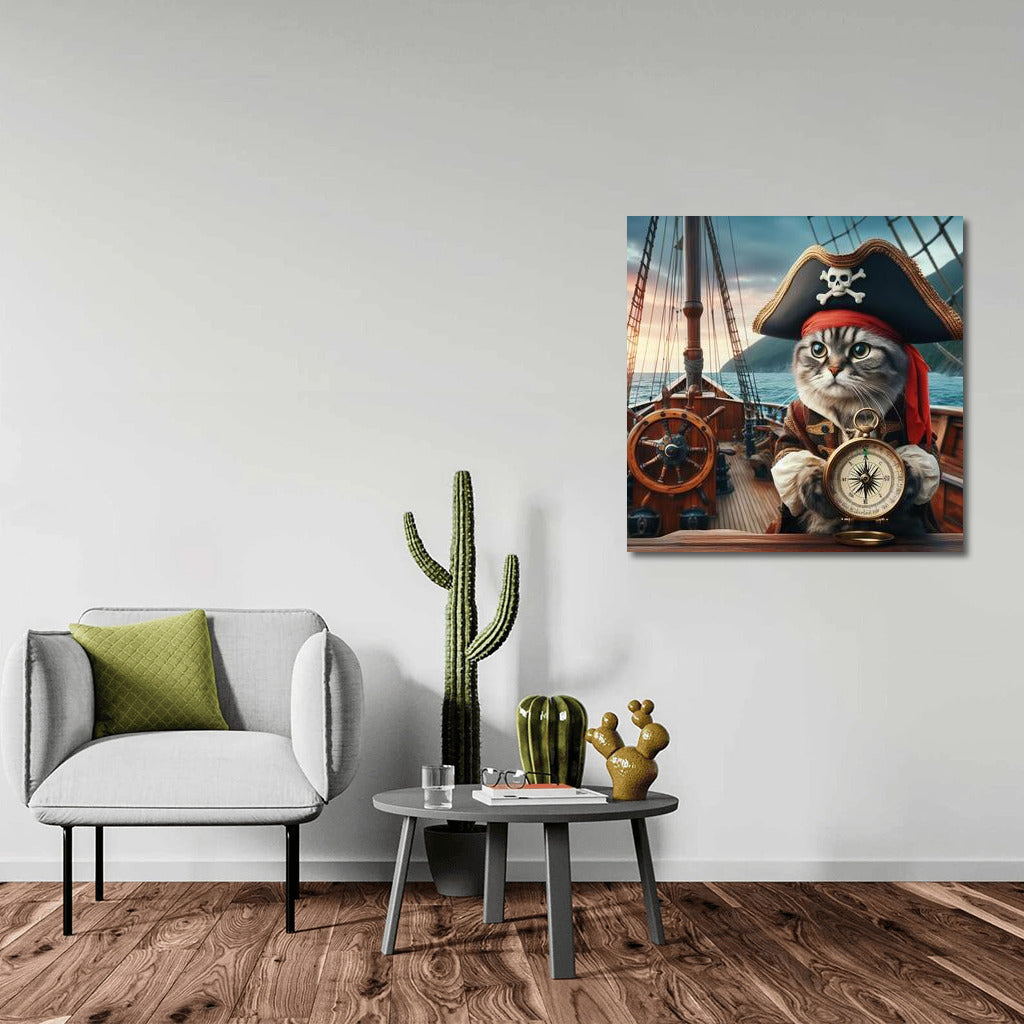 Bengal Cat Pirate: Caribbean Journey with Compass