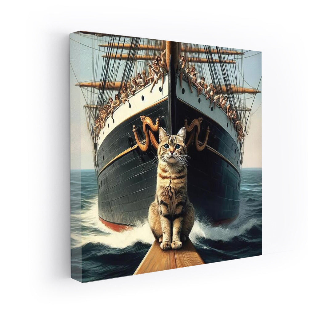 Bengal Cat on Titanic's Bow: The Legendary Spread-Paws Scene