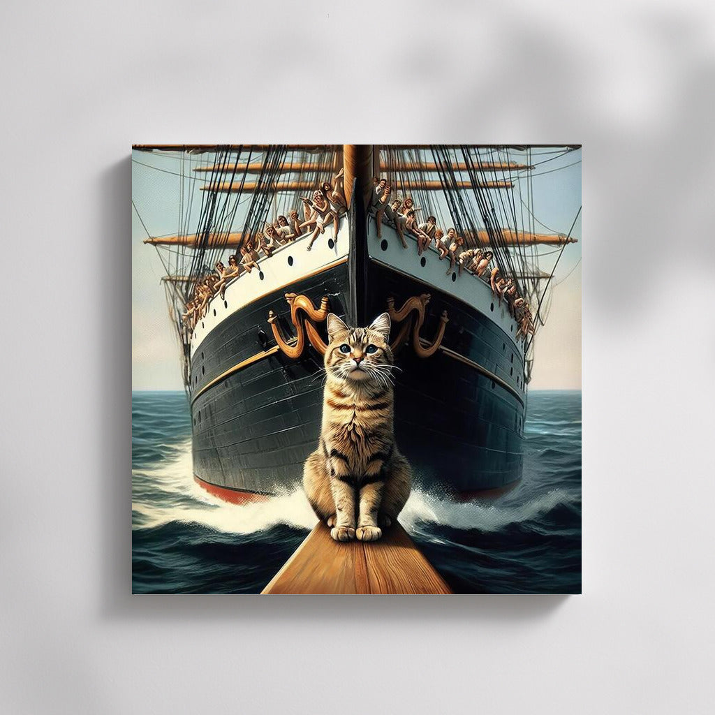 Bengal Cat on Titanic's Bow: The Legendary Spread-Paws Scene