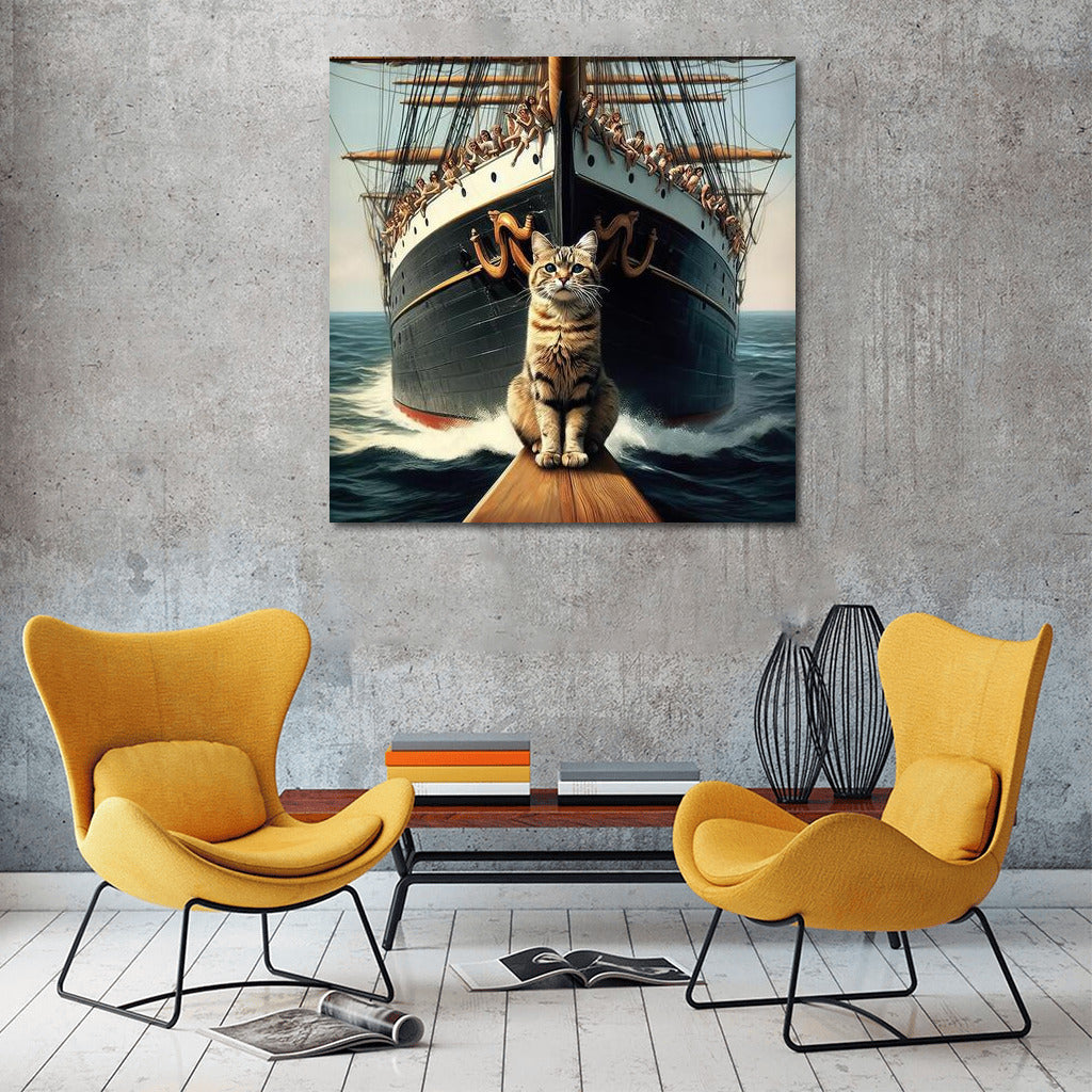 Bengal Cat on Titanic's Bow: The Legendary Spread-Paws Scene