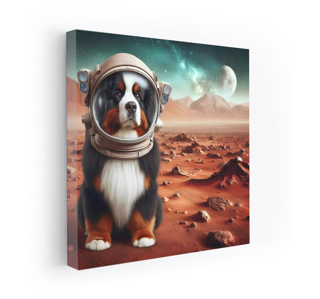Bernese Mountain Dog on Mars: A Space Adventure with a Smile