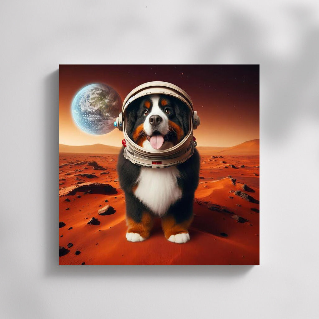 Bernese Mountain Dog in Space: A Martian Adventure