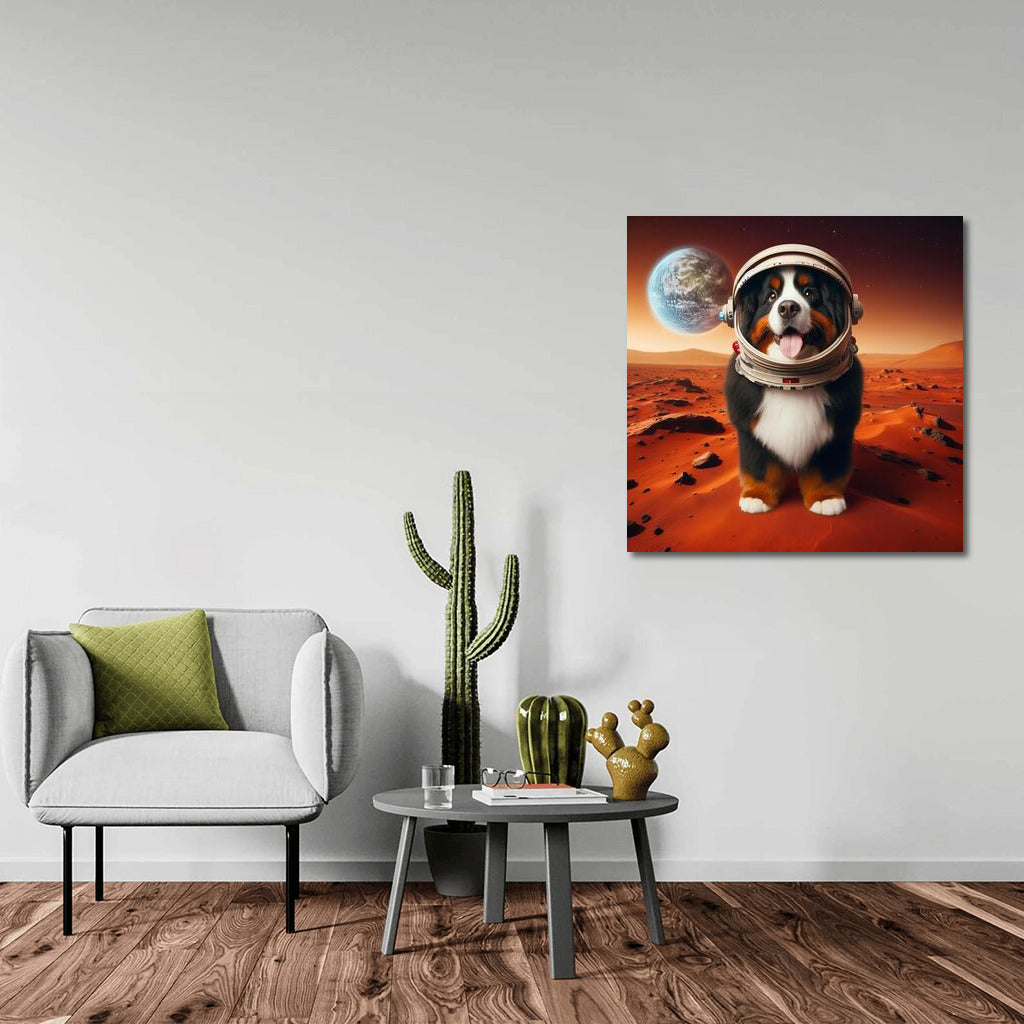 Bernese Mountain Dog in Space: A Martian Adventure