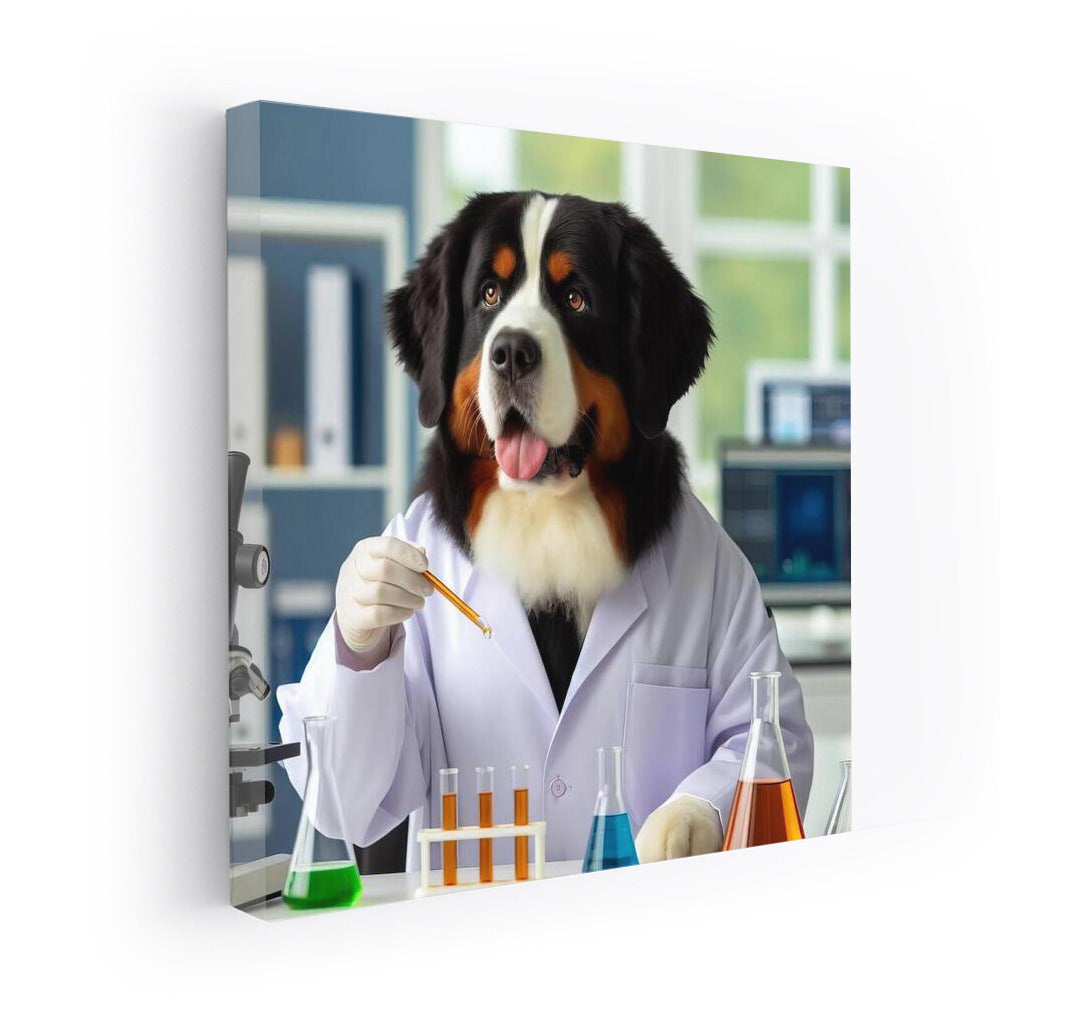 Bernese Science Dog: Scientific Wonders in the Lab