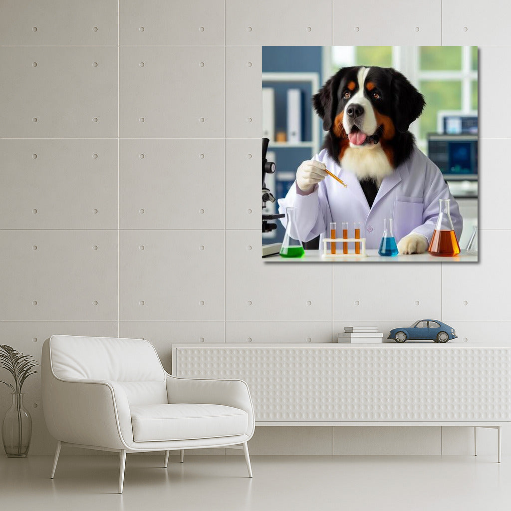 Bernese Science Dog: Scientific Wonders in the Lab