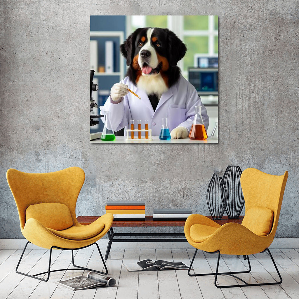 Bernese Science Dog: Scientific Wonders in the Lab