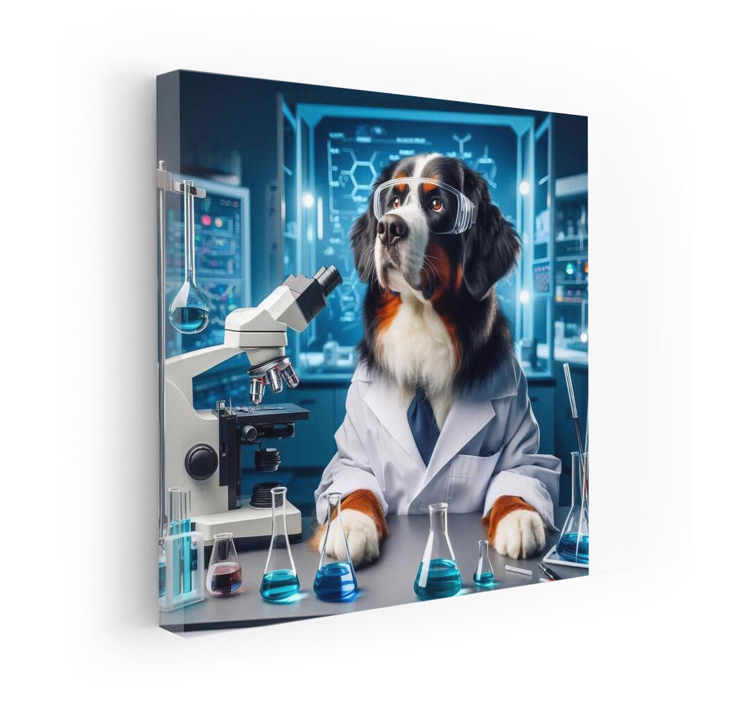 Bernese Mountain Dog-Scientist: Laboratory Research in High Technology