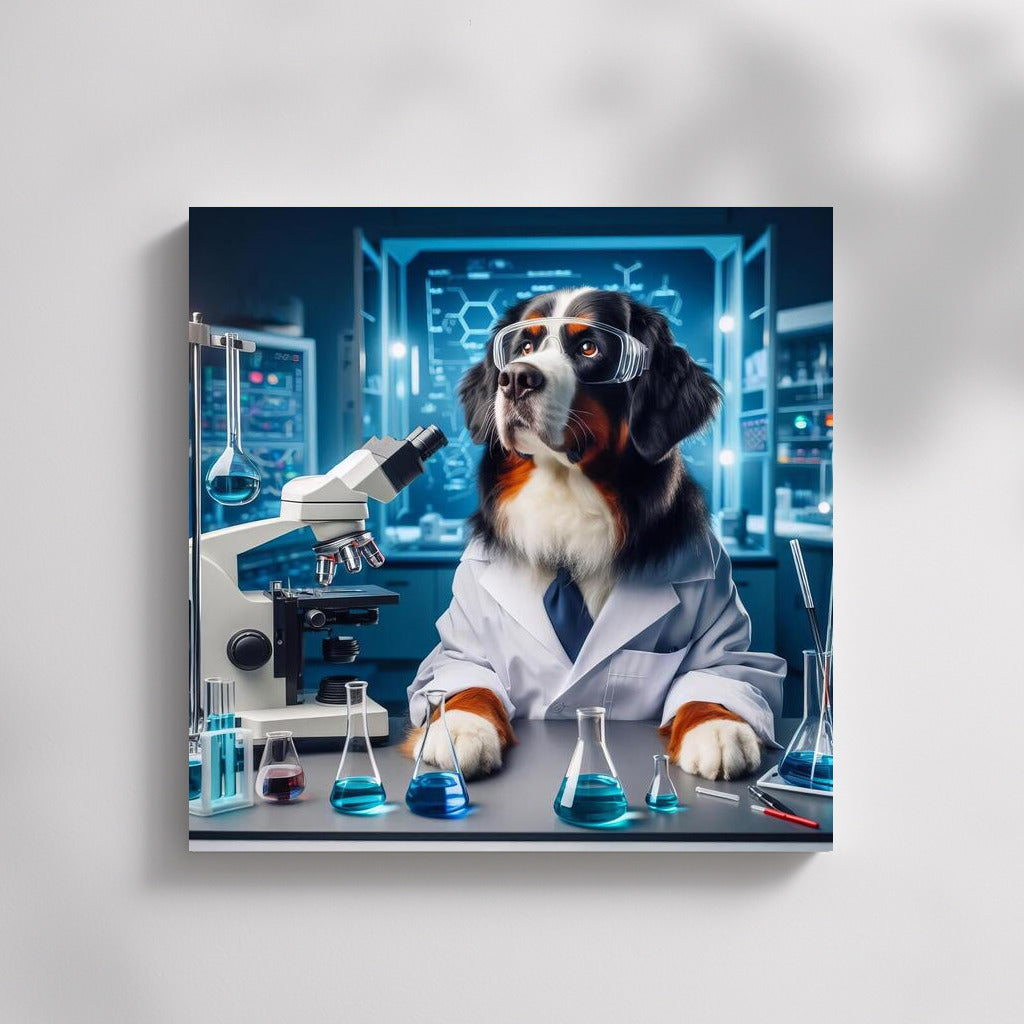 Bernese Mountain Dog-Scientist: Laboratory Research in High Technology