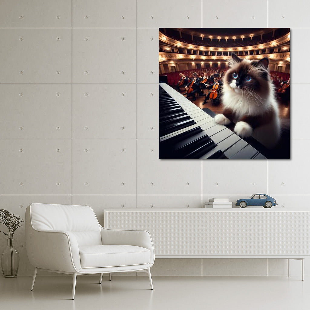 Burmese Cat on the Piano: Musical Magic in the Concert Hall