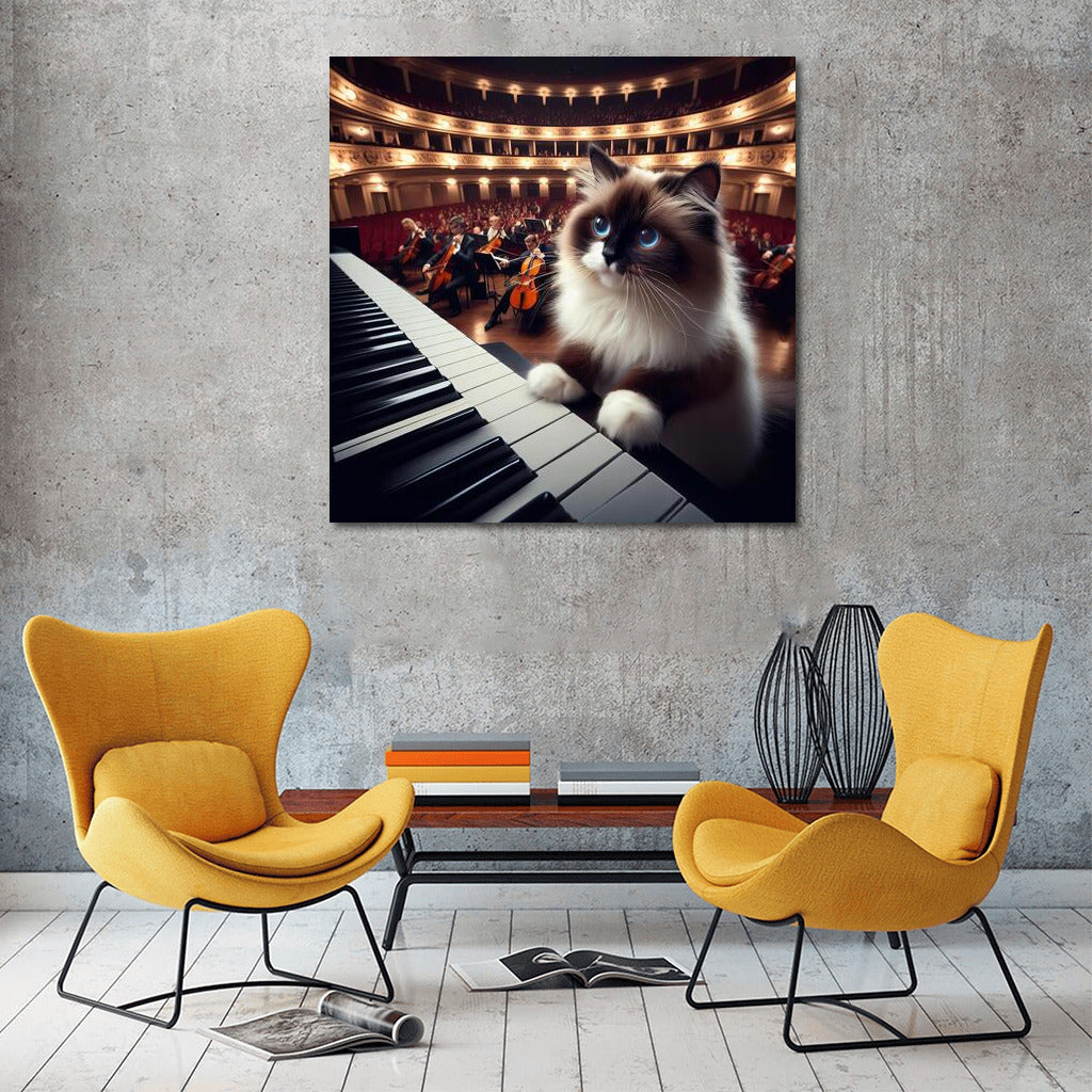 Burmese Cat on the Piano: Musical Magic in the Concert Hall