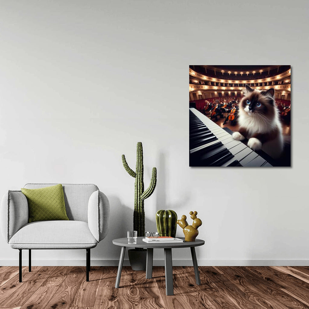 Burmese Cat on the Piano: Musical Magic in the Concert Hall