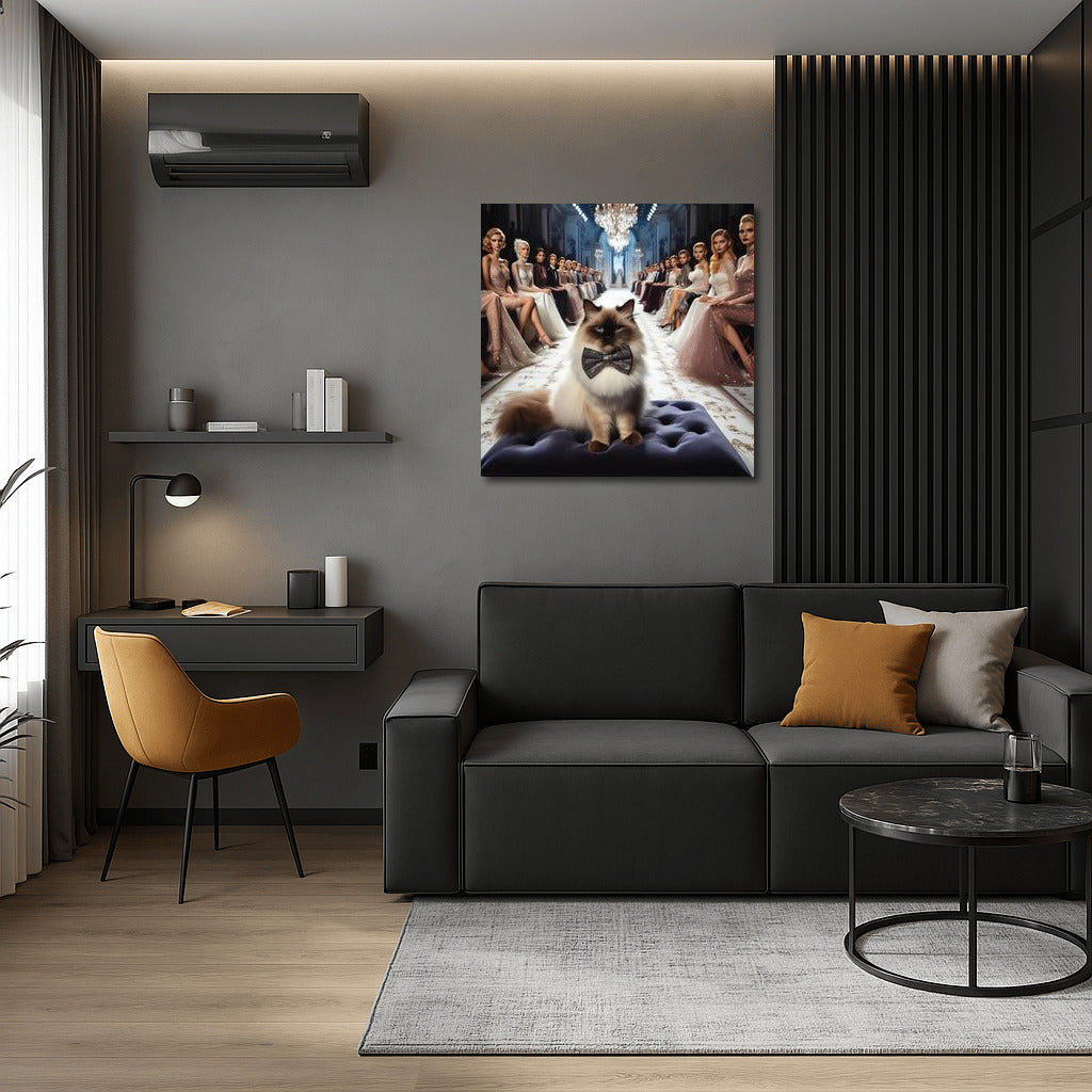 Burmese Cat on the Catwalk: Style and Elegance