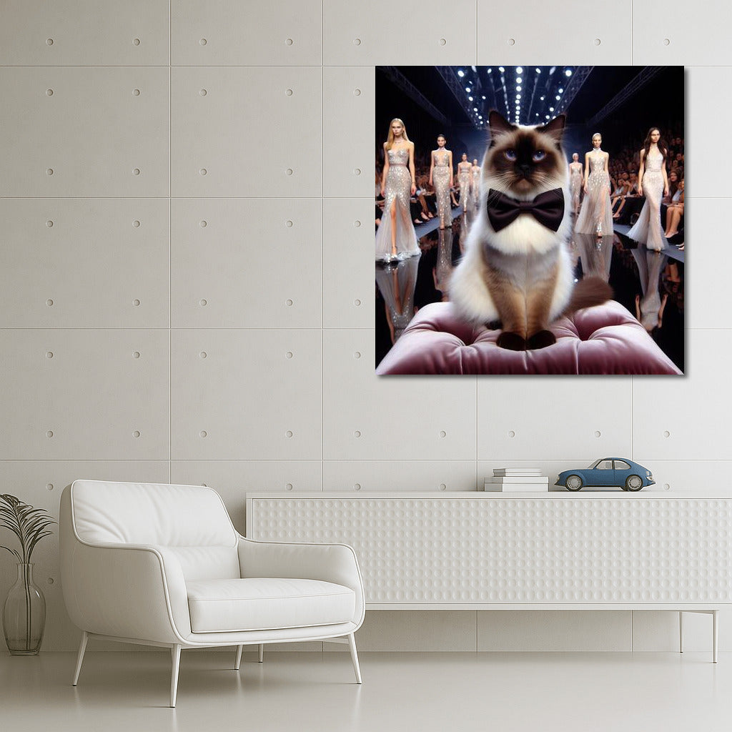Burmese Grace on the Catwalk: Elegance and Style for Fashion and Cat Lovers